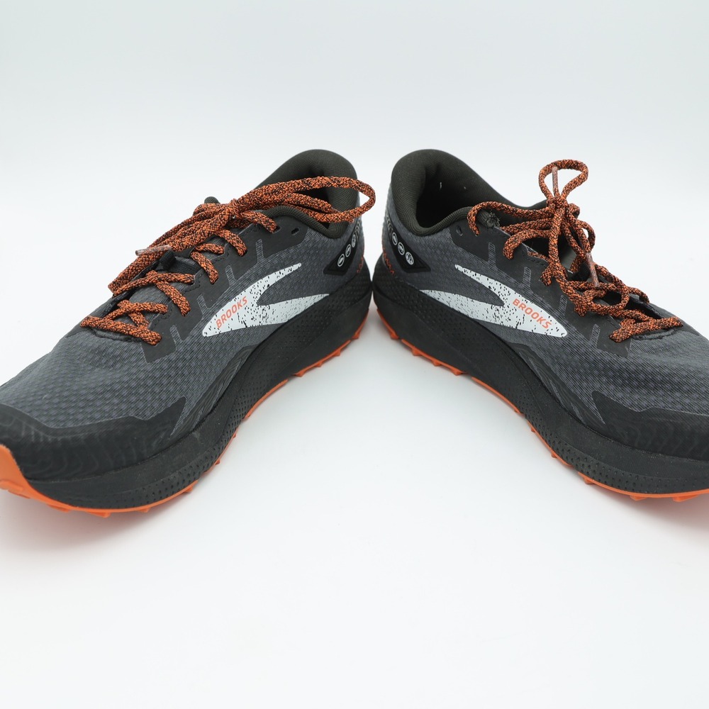 Brooks Divide 4 GTX Mens 10 Black Orange Gore-Tex Trail Running Shoe 1104041D084 - Picture 5 of 8
